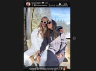 Lauren Kyle's Instagram story.